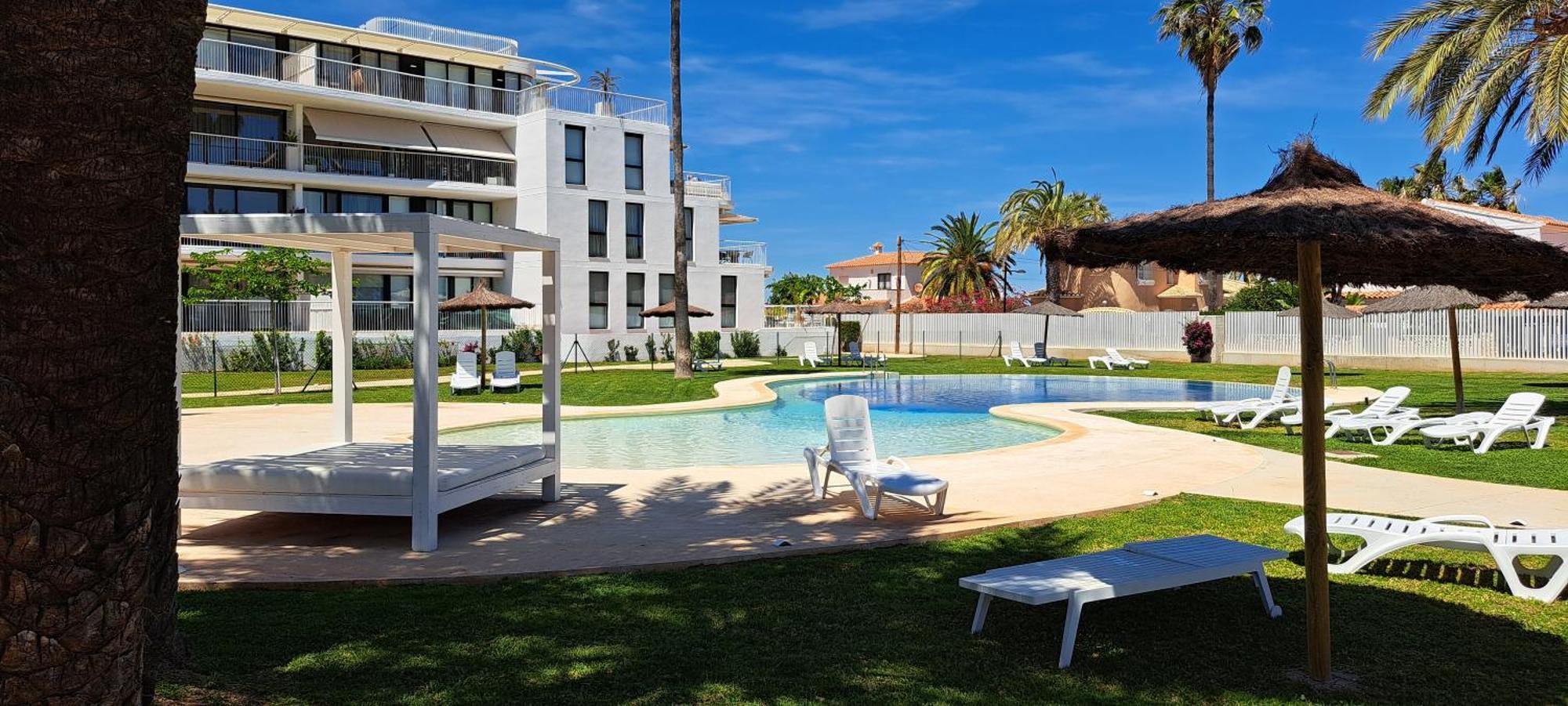 Apartamento Junto Al Mar En Residencial Denia Beach Eksteriør bilde